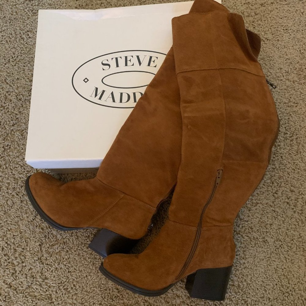 Steve Madden Tall Brown Boots - Never Worn